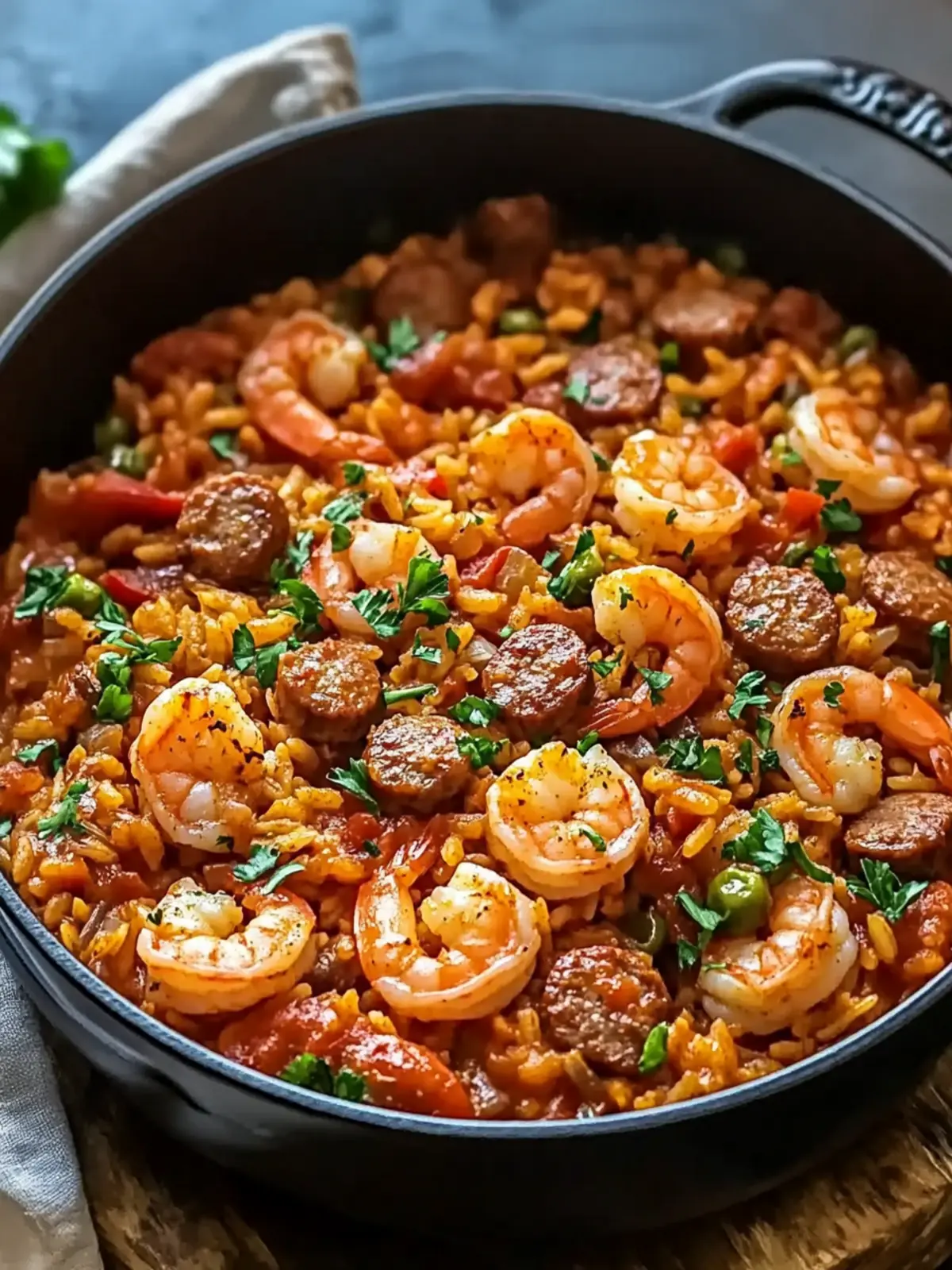 One Pot Shrimp and Sausage Jambalaya in 30 Minutes! 2 One Pot Shrimp and Sausage Jambalaya
