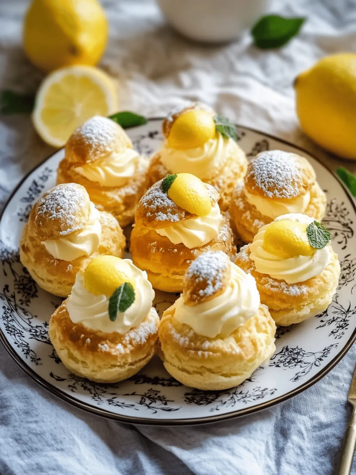 Zesty Vegan Lemon Cream Puffs: A Delightful Homemade Treat 4 Zesty Vegan Lemon Cream Puffs