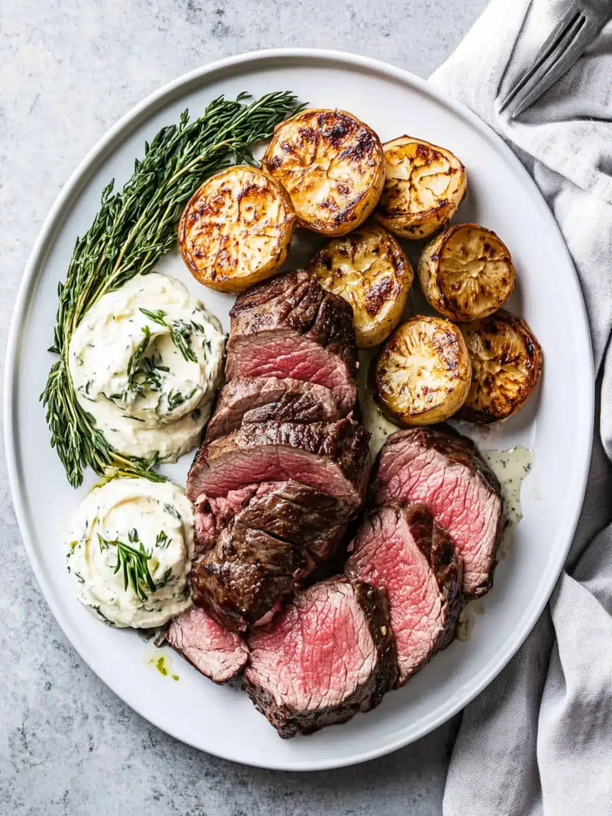 Succulent Beef Fillet with Zesty Horseradish Cream Delight 4 Beef Fillet with Horseradish Cream