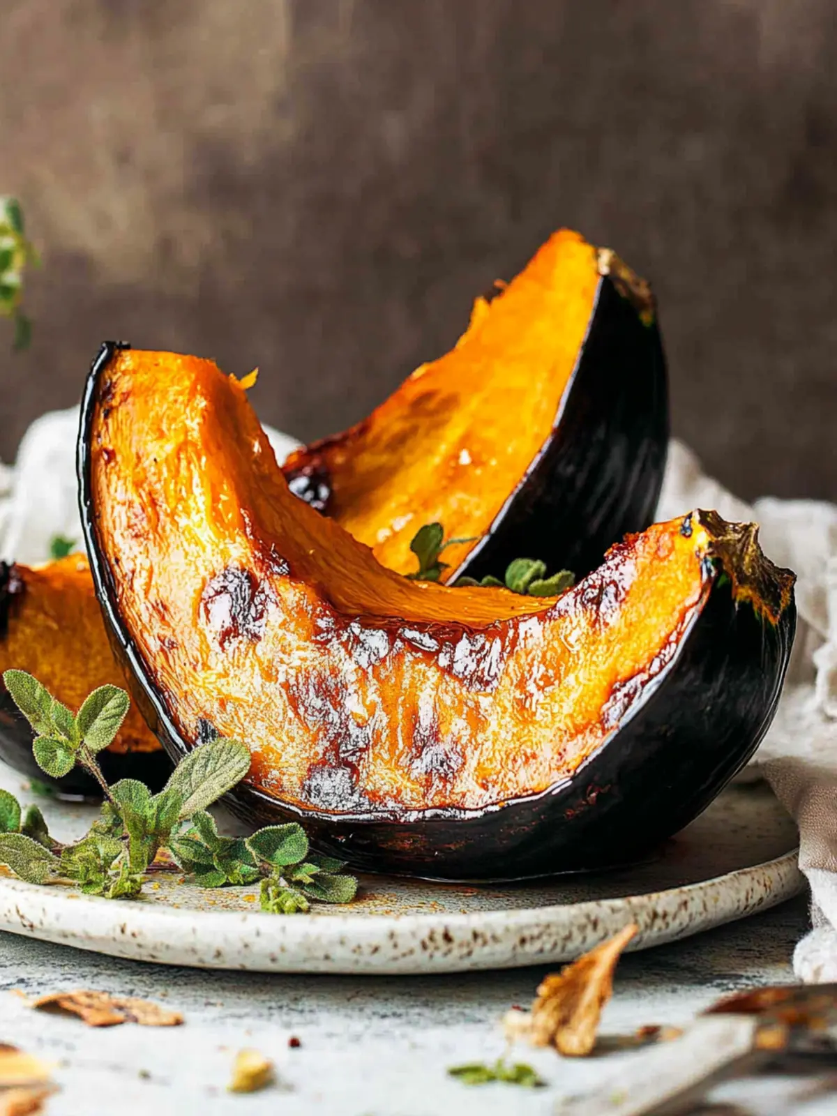 Easy Roasted Pumpkin Wedges with Herbs and Feta Delight 3 Easy Roasted Pumpkin