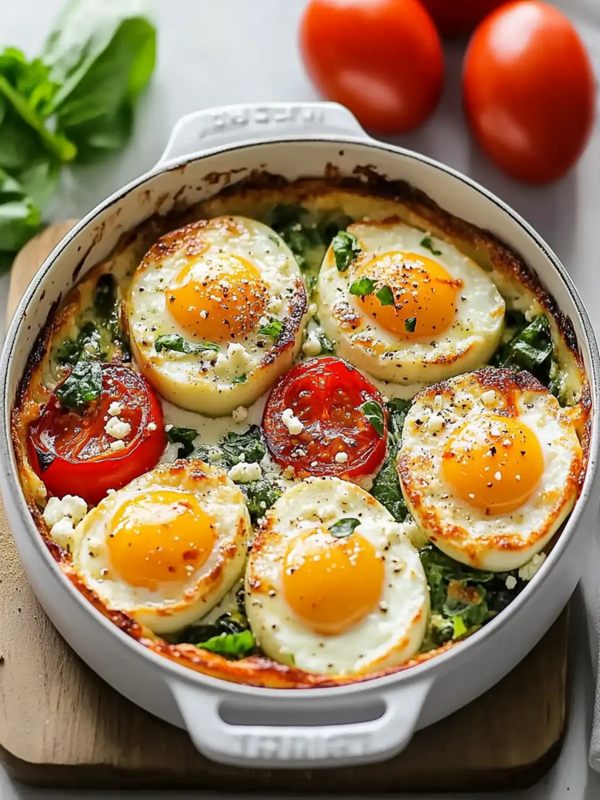 Mediterranean Baked Feta Eggs for a Flavorful Breakfast Boost 4 Mediterranean Baked Feta Eggs
