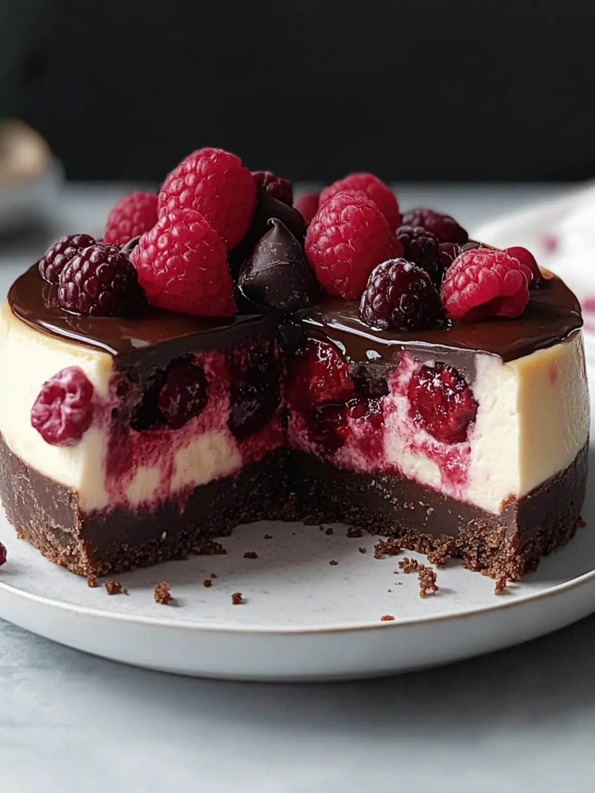 Irresistible Chocolate Raspberry Cheesecake to Savor Anytime 3 Chocolate Raspberry Cheesecake