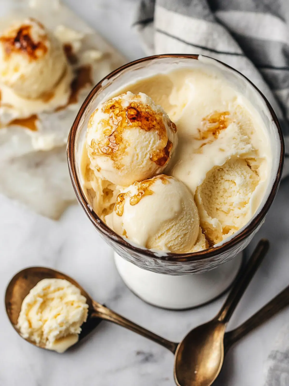 Indulge in Irresistible Homemade Crème Brûlée Ice Cream 3 Homemade Crème Brûlée Ice Cream