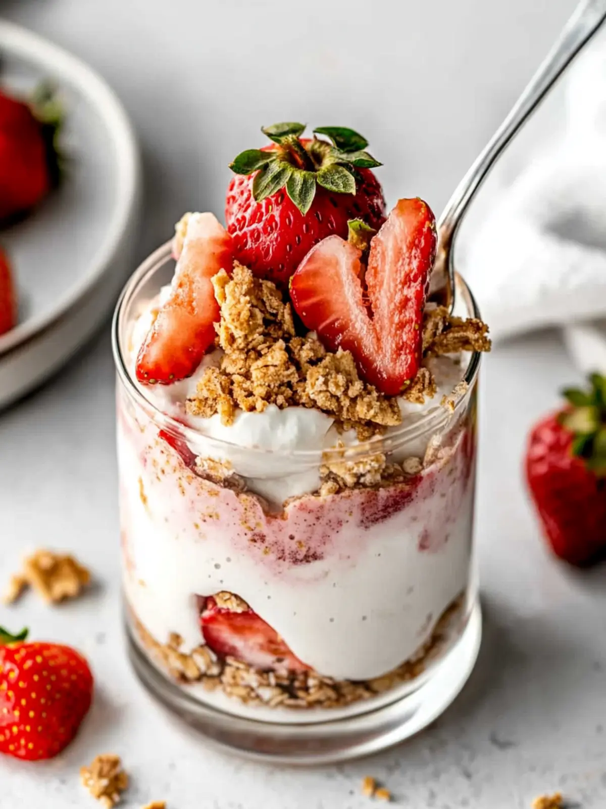 Strawberry Cheesecake Overnight Oats You ll Crave Every Morning 4 Strawberry Cheesecake Overnight Oats