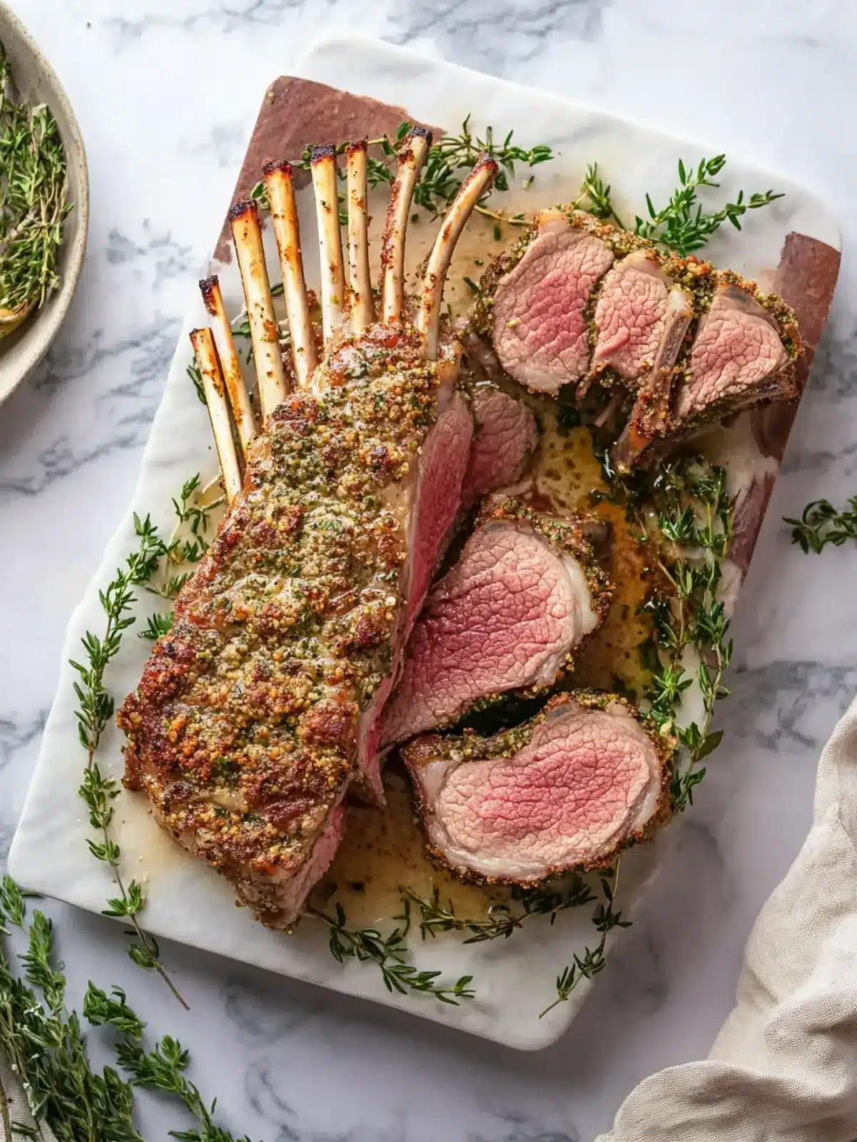 Savory Herb Crusted Rack of Lamb for Your Next Feast 3 Herb Crusted Rack of Lamb