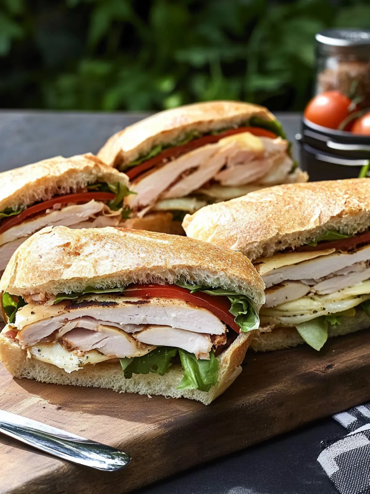 Delicious Smoked Turkey and Provolone Cheese Pan Bagnat Delight 4 Smoked Turkey and Provolone Cheese Pan Bagnat