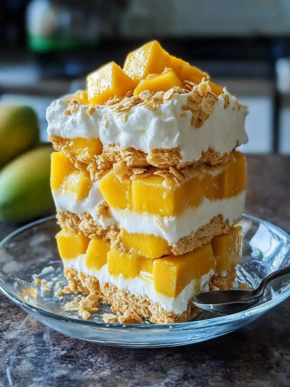 Delicious No-Bake Mango Float: A Tropical Delight at Home 2 No-Bake Mango Float