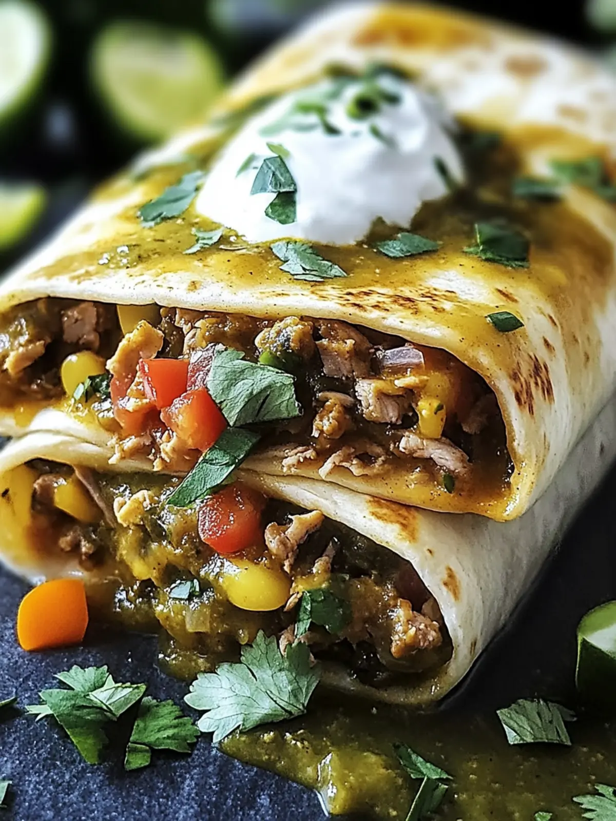Chili Verde Hatch Burritos: Your New Cozy Comfort Food 2 Chili Verde Hatch Burritos