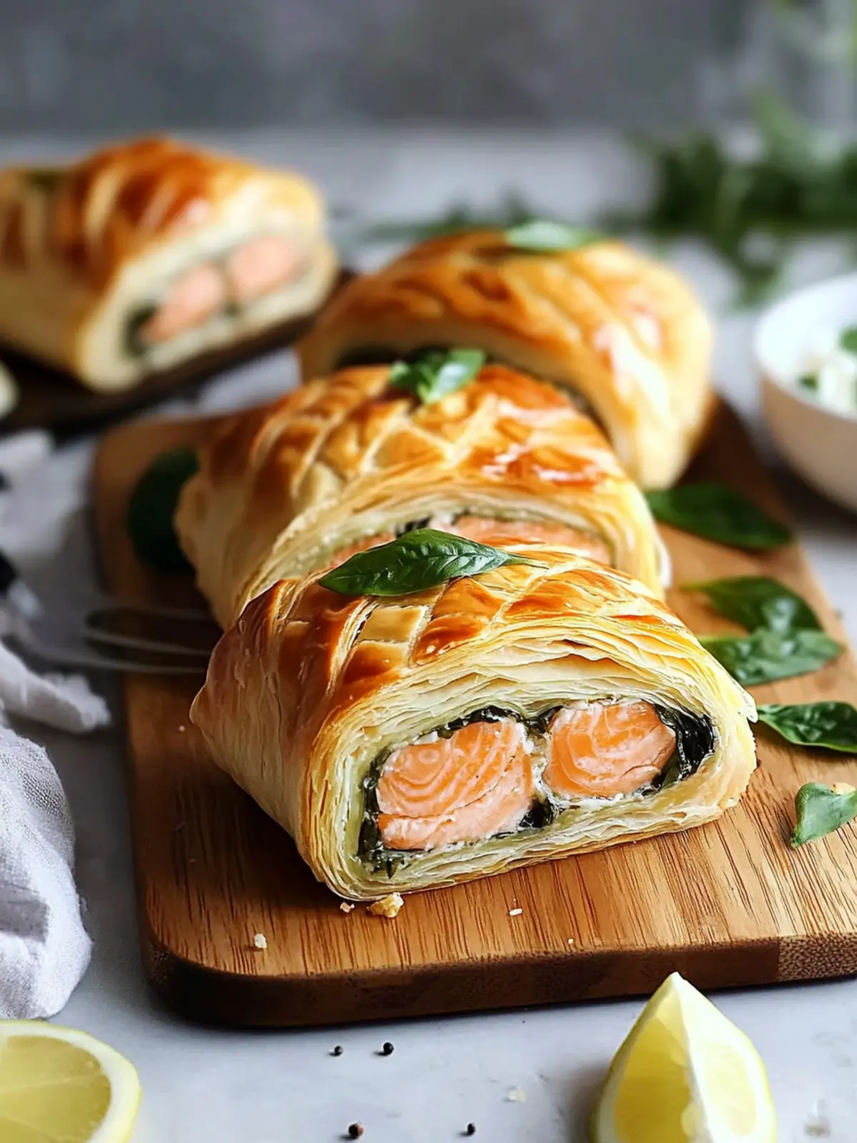 Individual Salmon Wellingtons: Quick Gourmet Delight at Home 2 Individual Salmon Wellingtons