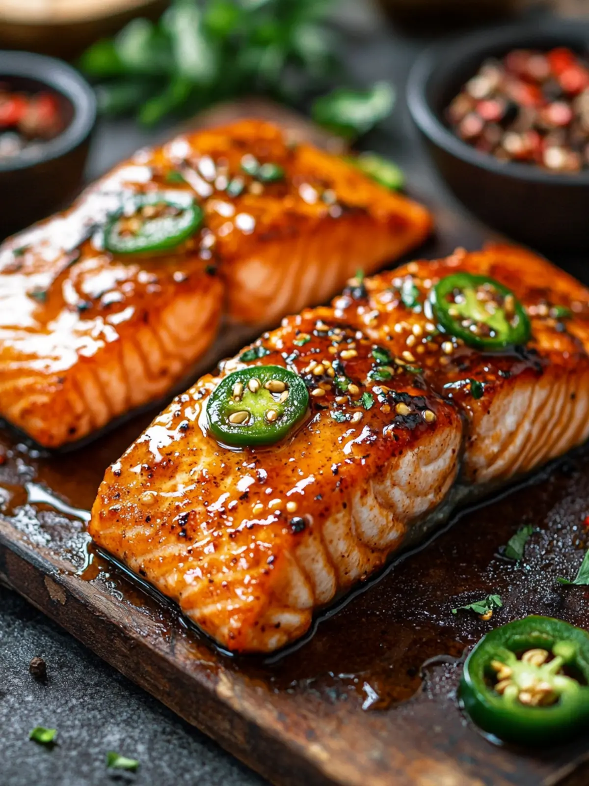 Sweet & Spicy Maple Jalapeño Glazed Salmon for Busy Nights 4 Sweet & Spicy Maple Jalapeño Glazed Salmon