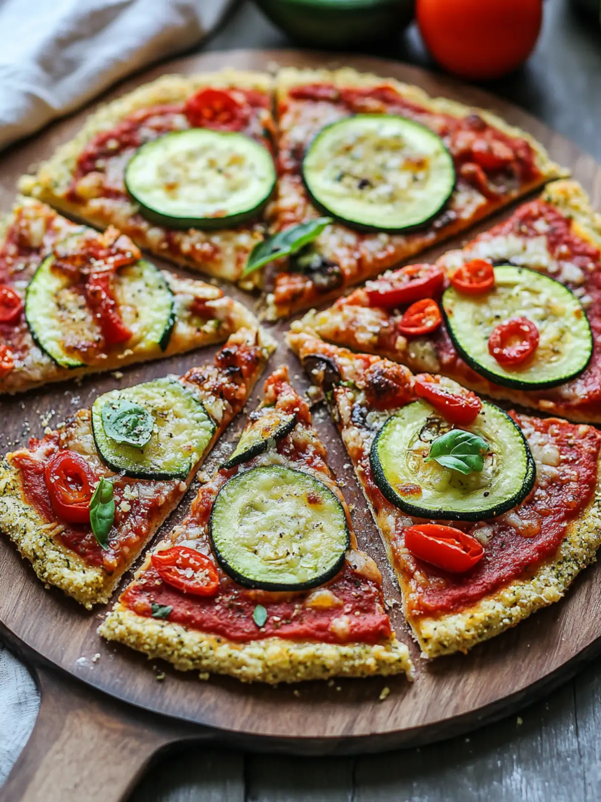 Vegan Zucchini Crust Pizza: A Guilt-Free Flavor Explosion 3 Vegan Zucchini Crust Pizza