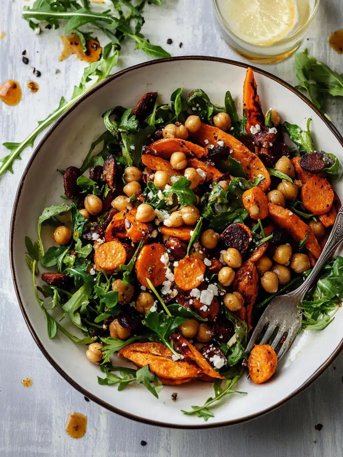 Savory Roasted Moroccan Carrot Salad with Chickpeas Delight 3 Roasted Moroccan Carrot Salad with chickpeas