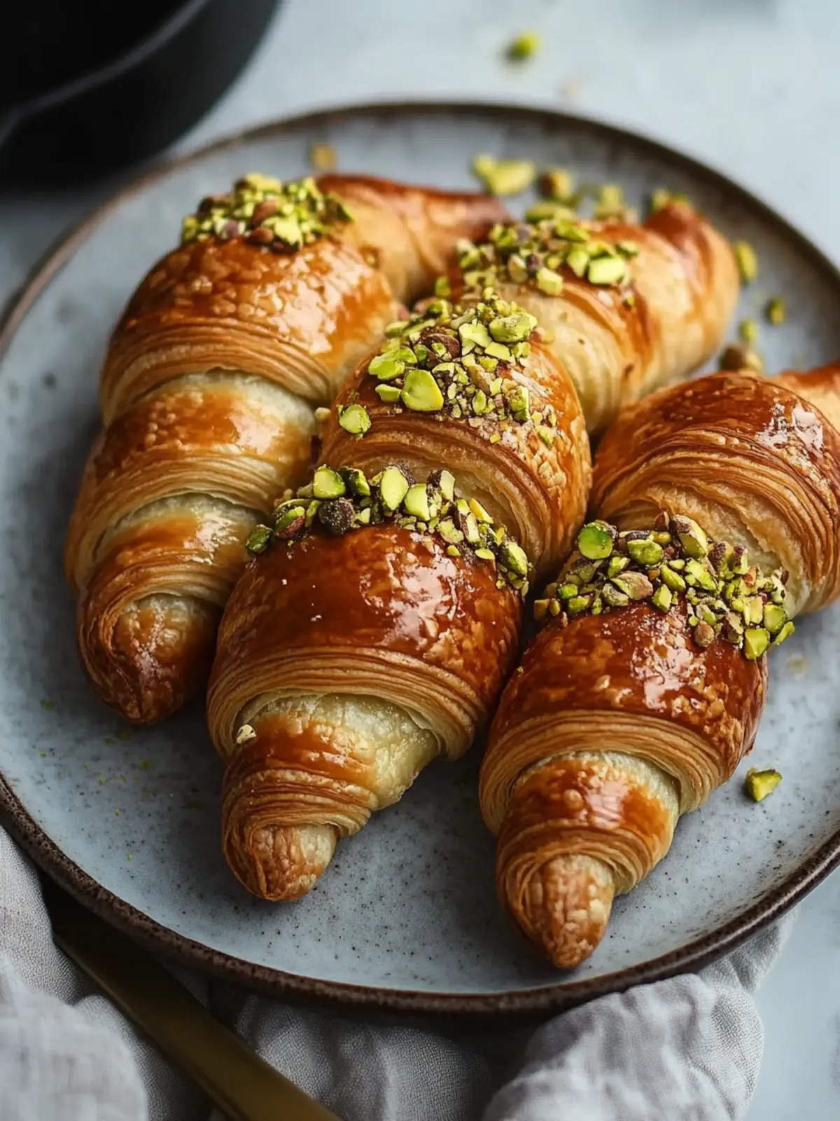 Easy Pistachio Croissants Recipe for Irresistible Perfection 2 Easy Pistachio Croissants Recipe