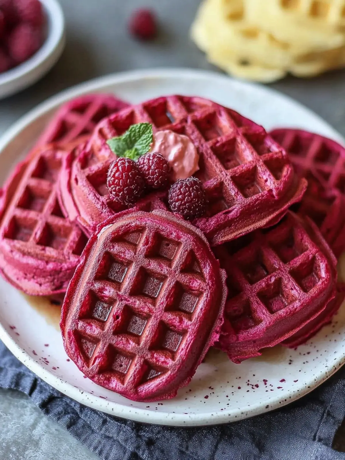 Delicious Egg-Free Beet Waffles for Easy Family Mornings 2 Beet Waffles