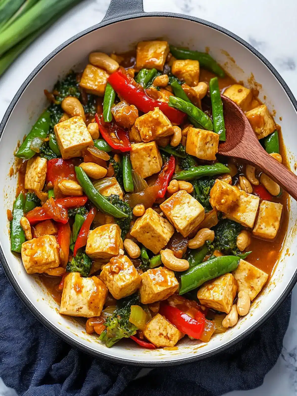 Savory Cashew Tofu Stir-Fry: Your Vegan Take on Cashew Chicken 4 Cashew Tofu (Vegan Cashew Chicken)