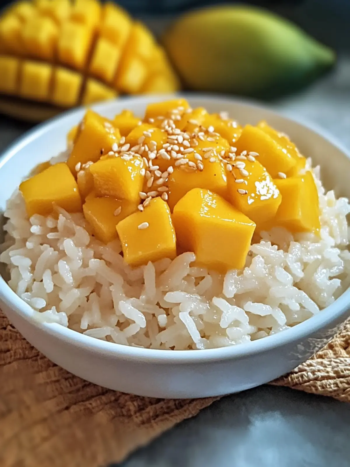 Delightful Creamy Mango Sticky Rice for a Tropical Treat 2 Creamy Mango Sticky Rice