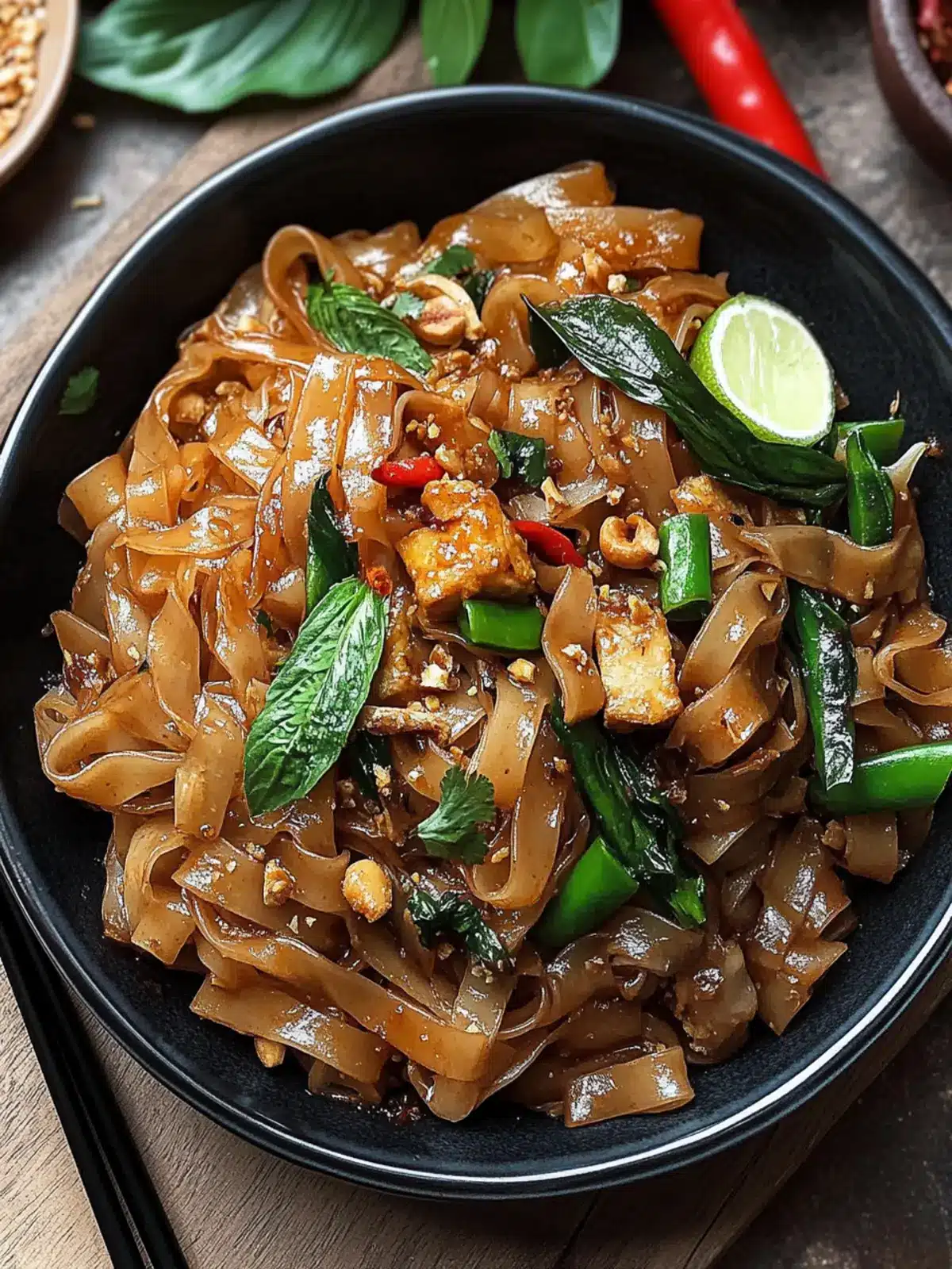 Savory Thai Drunken Noodles: Quick Weeknight Flavor Burst 4 Thai Drunken Noodles