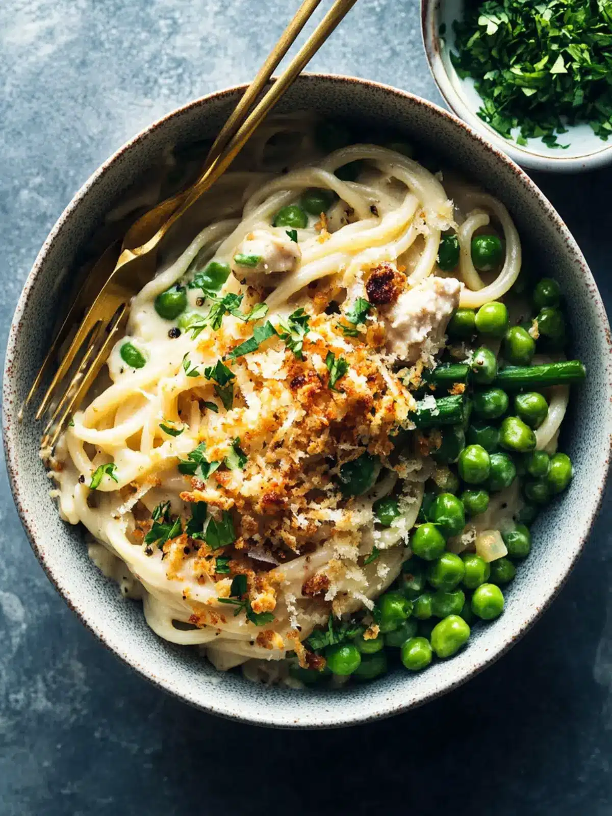 Garlic Cream Bucatini with Peas and Asparagus: A Dreamy Delight 3 Garlic Cream Bucatini with Peas and Asparagus