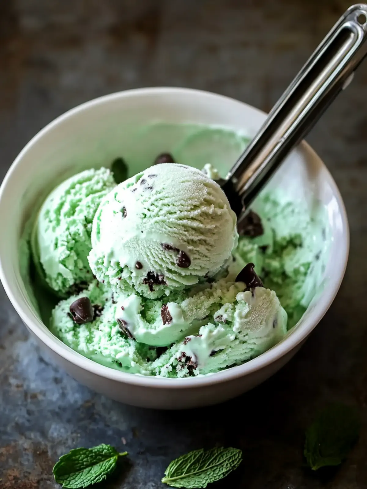Savor the Summer: Homemade Mint Chocolate Chip Ice Cream 3 Homemade Mint Chocolate Chip Ice Cream