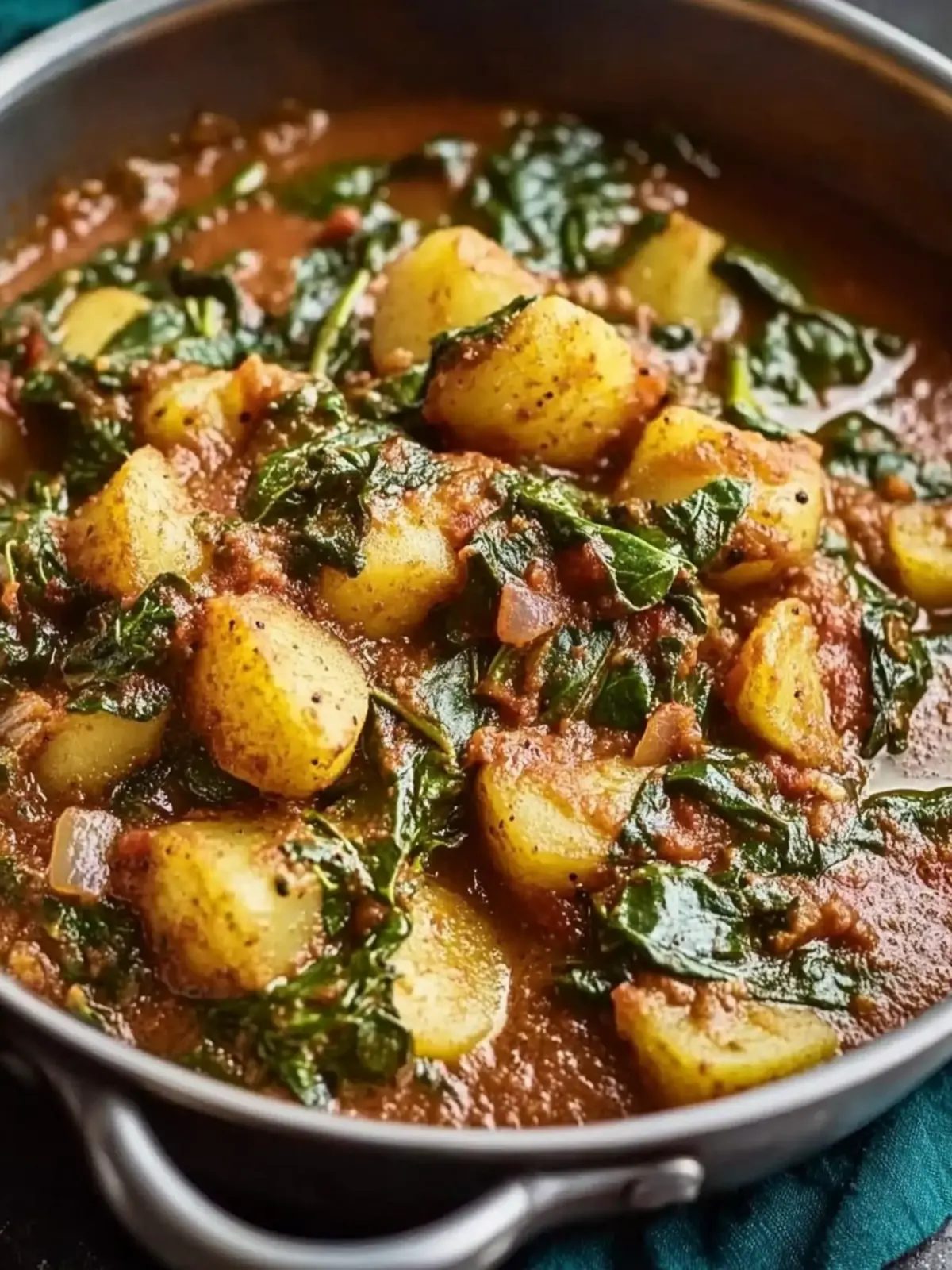 Easy Saag Aloo: Wholesome Flavor in Just 35 Minutes 4 Easy Saag Aloo