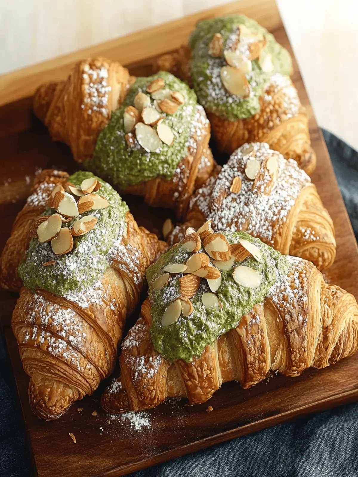 Irresistible Matcha Almond Croissants for a Cozy Treat 4 Matcha Almond Croissants