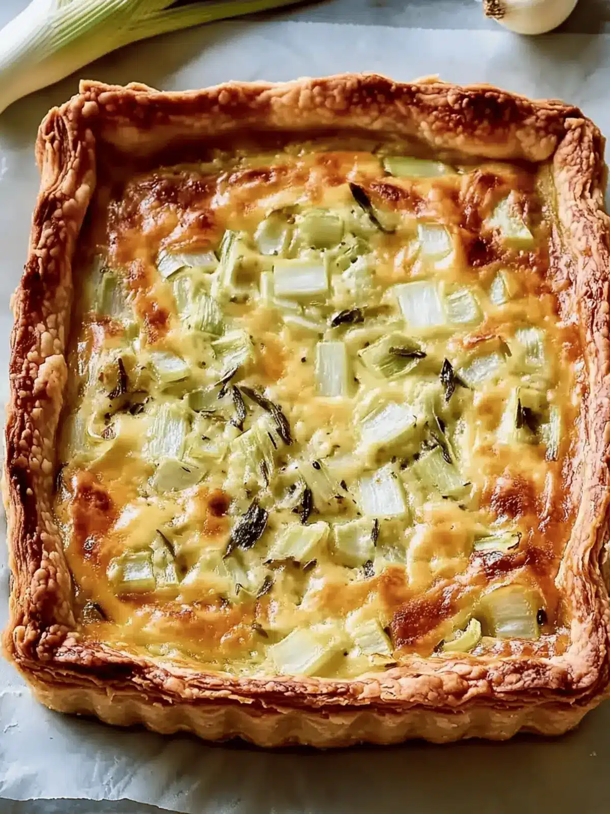 Delicious Leek Tart with Gruyere and Onions to Impress Friends 2 Leek Tart with Gruyere and Onions