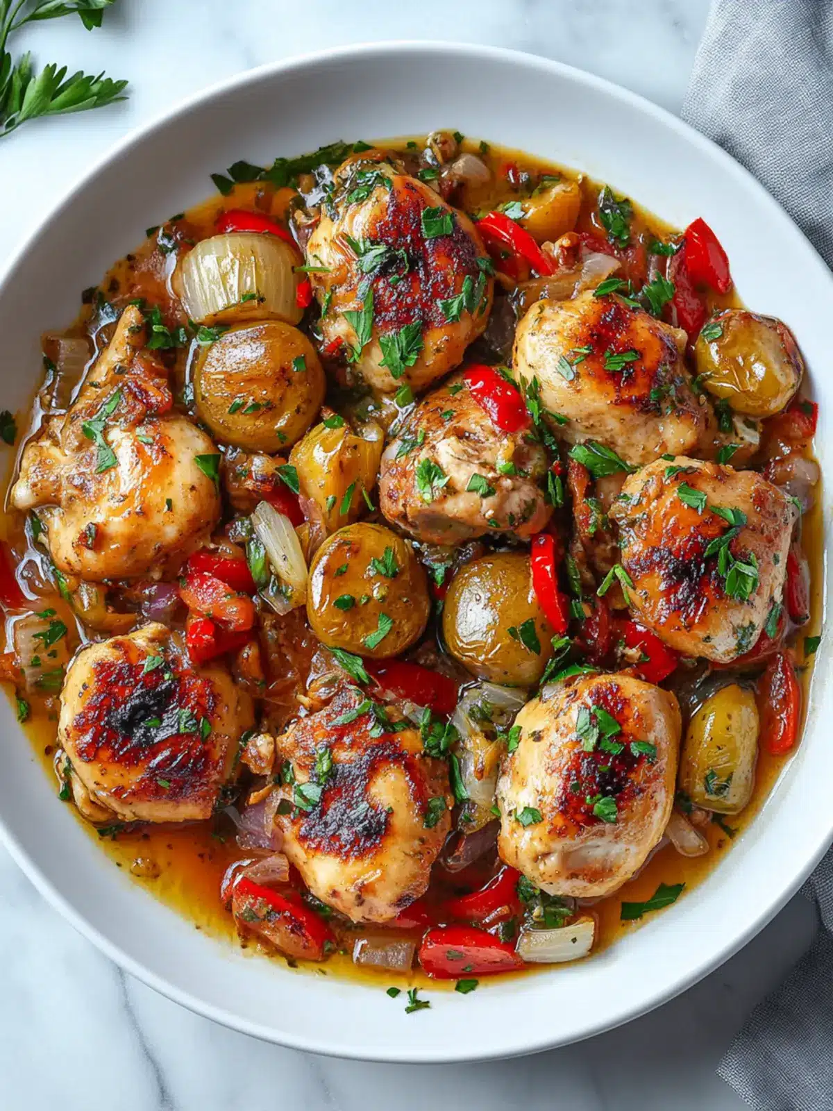 Savor the Comfort of Chicken Scarpariello Tonight 4 Chicken Scarpariello