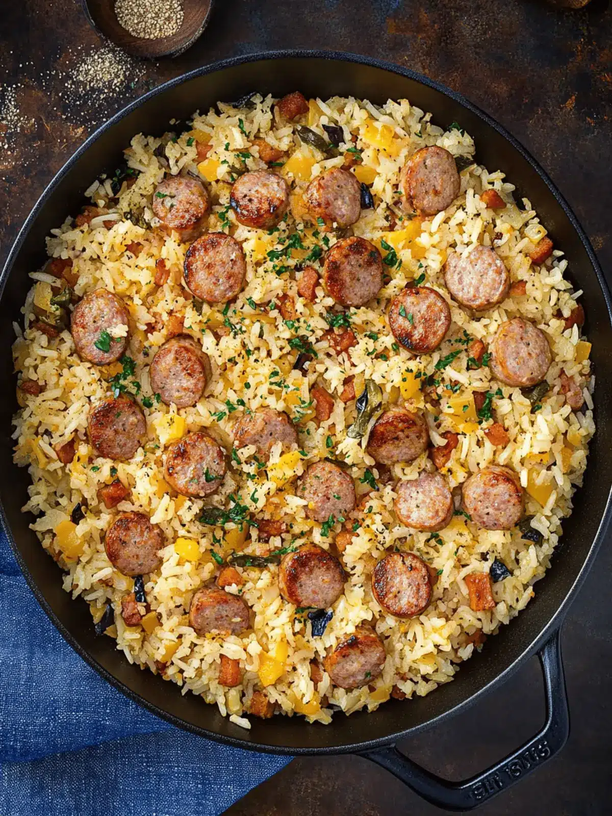 Irresistible Cheesy Sausage and Rice Ready in 50 Minutes 3 Cheesy Sausage and Rice