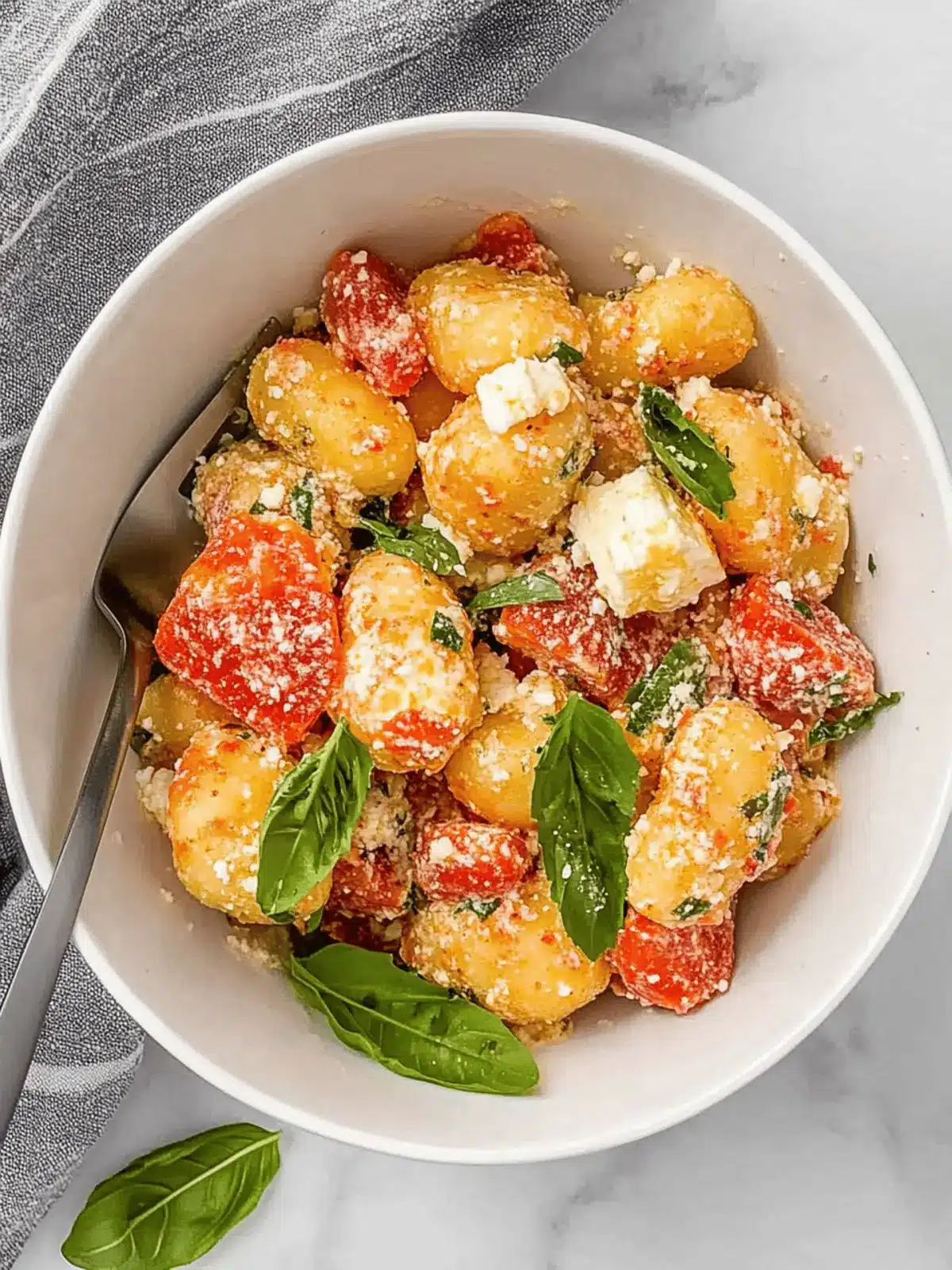 Delicious Baked Feta Gnocchi with Burst Cherry Tomatoes 4 Baked Feta Gnocchi