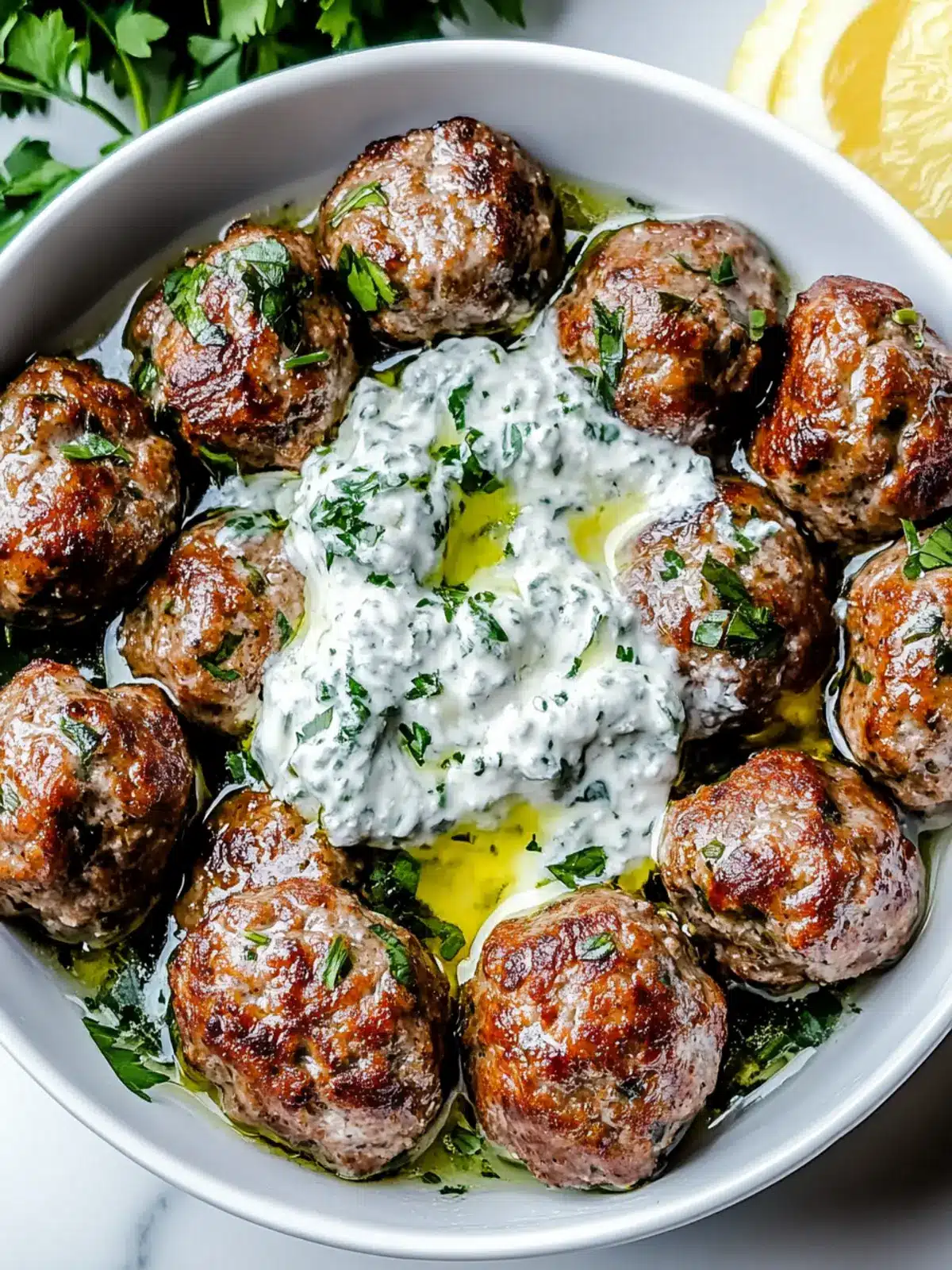 Keto Greek Meatballs Keftedes with Feta and Oregano Magic 3 Keto Greek Meatballs (Keftedes)