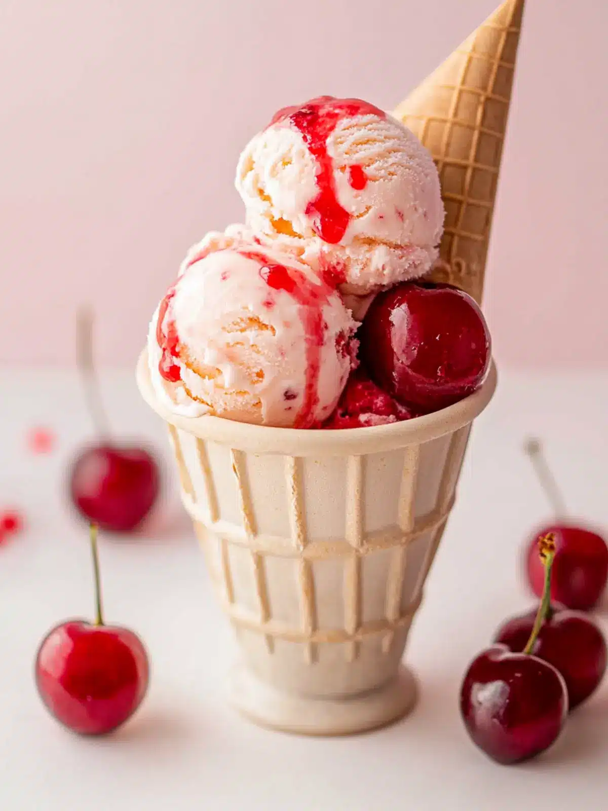 Creamy Cherry Amaretto Ice Cream for Ultimate Indulgence 4 Cherry Amaretto Ice Cream
