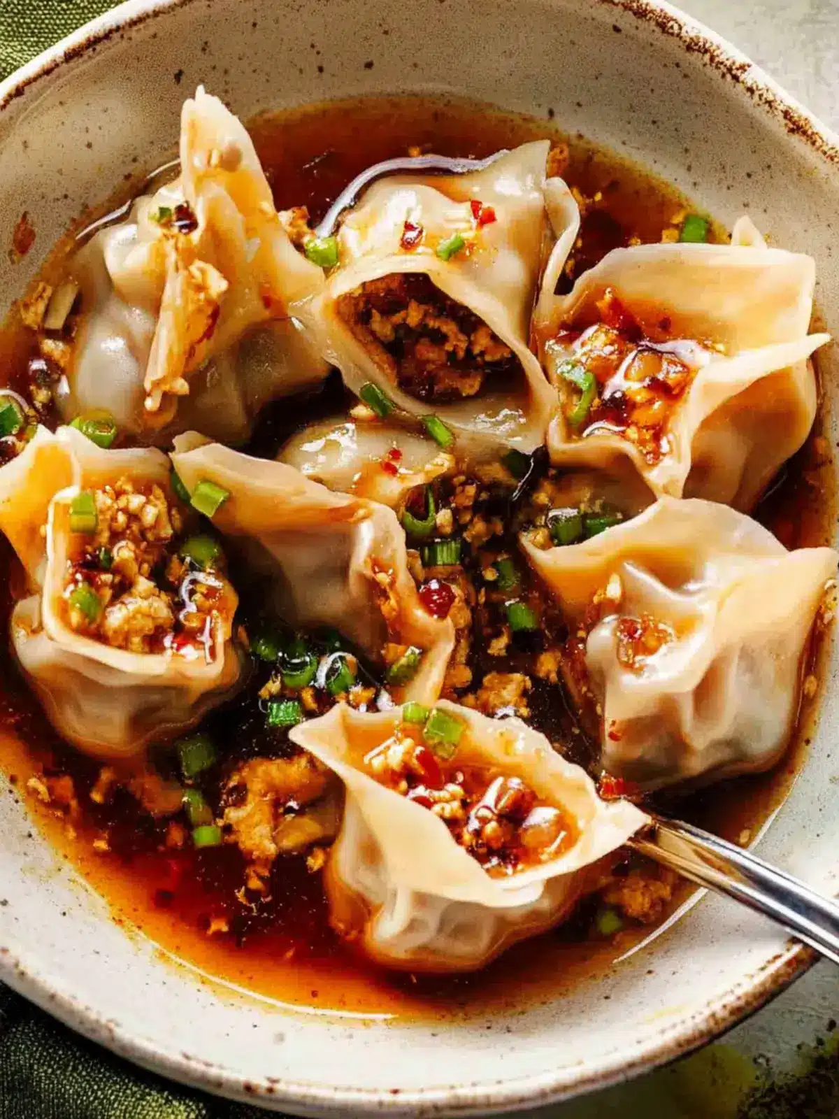 Spicy Wontons in Chilli Sauce: A Flavor Explosion at Home 4 Spicy Wontons in Chilli Sauce