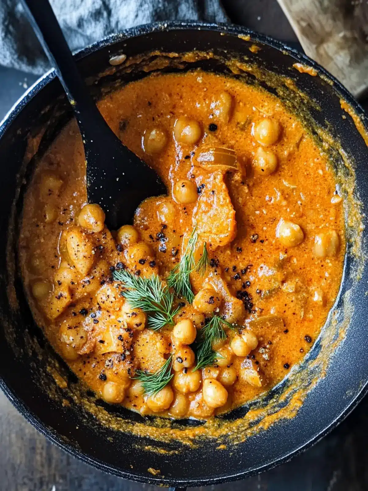 Chickpea alla Vodka with Crunchy Black Pepper Almonds Bliss 4 Chickpea alla Vodka with Black Pepper Almonds