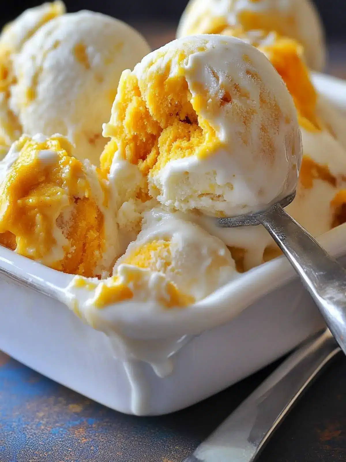 Mango Cheesecake Ice Cream: A Creamy Summer Delight 3 Mango Cheesecake Ice Cream