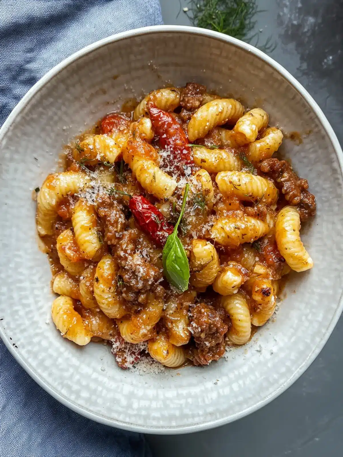 Savor the Flavor: Sausage, Fennel and Pepper Cavatelli Recipe 2 Sausage, Fennel and Pepper Cavatelli