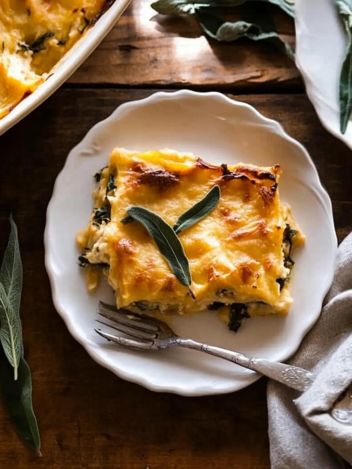 Cozy Up with Pumpkin Sage White Lasagna This Fall 3 pumpkin sage white lasagna