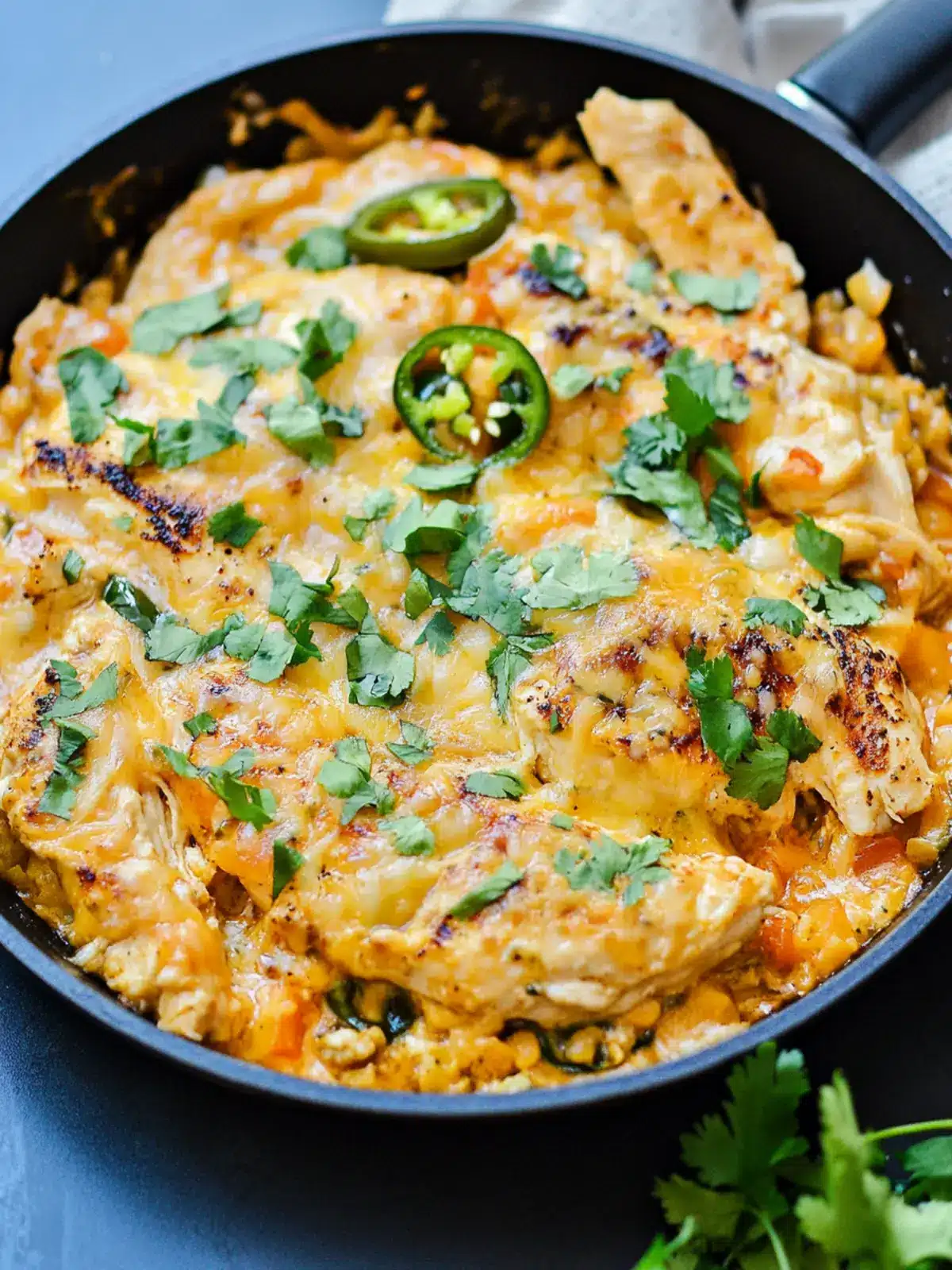 Savor Keto Cheesy Jalapeno Chicken Skillet in Minutes! 2 Keto Cheesy Jalapeno Chicken Skillet