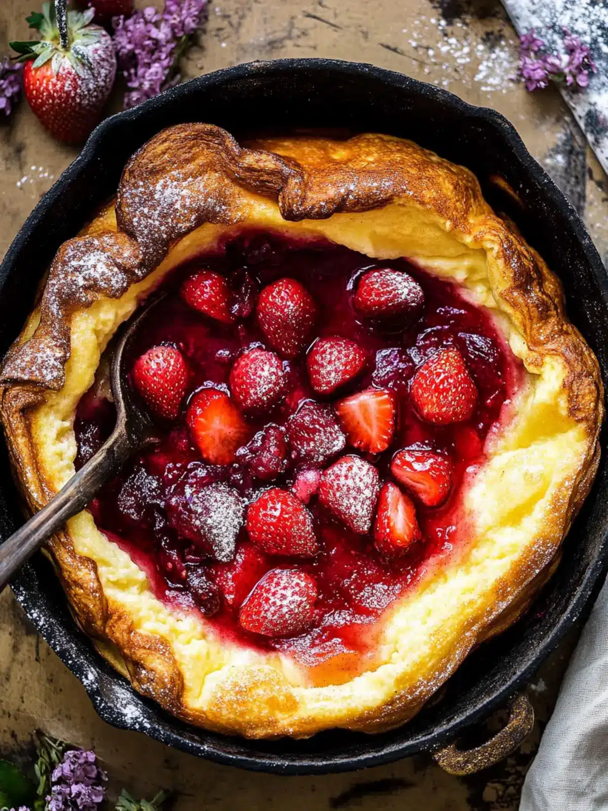 Savor the Sweetness: Hot Strawberry Jam Dutch Baby Delight 4 Hot Strawberry Jam Dutch Baby