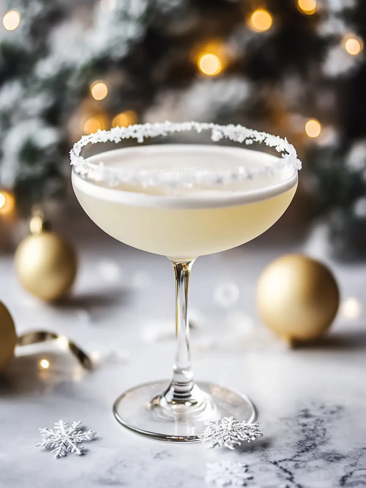 Indulge in a Snowflake Martini: A Creamy Winter Delight 3 Snowflake Martini