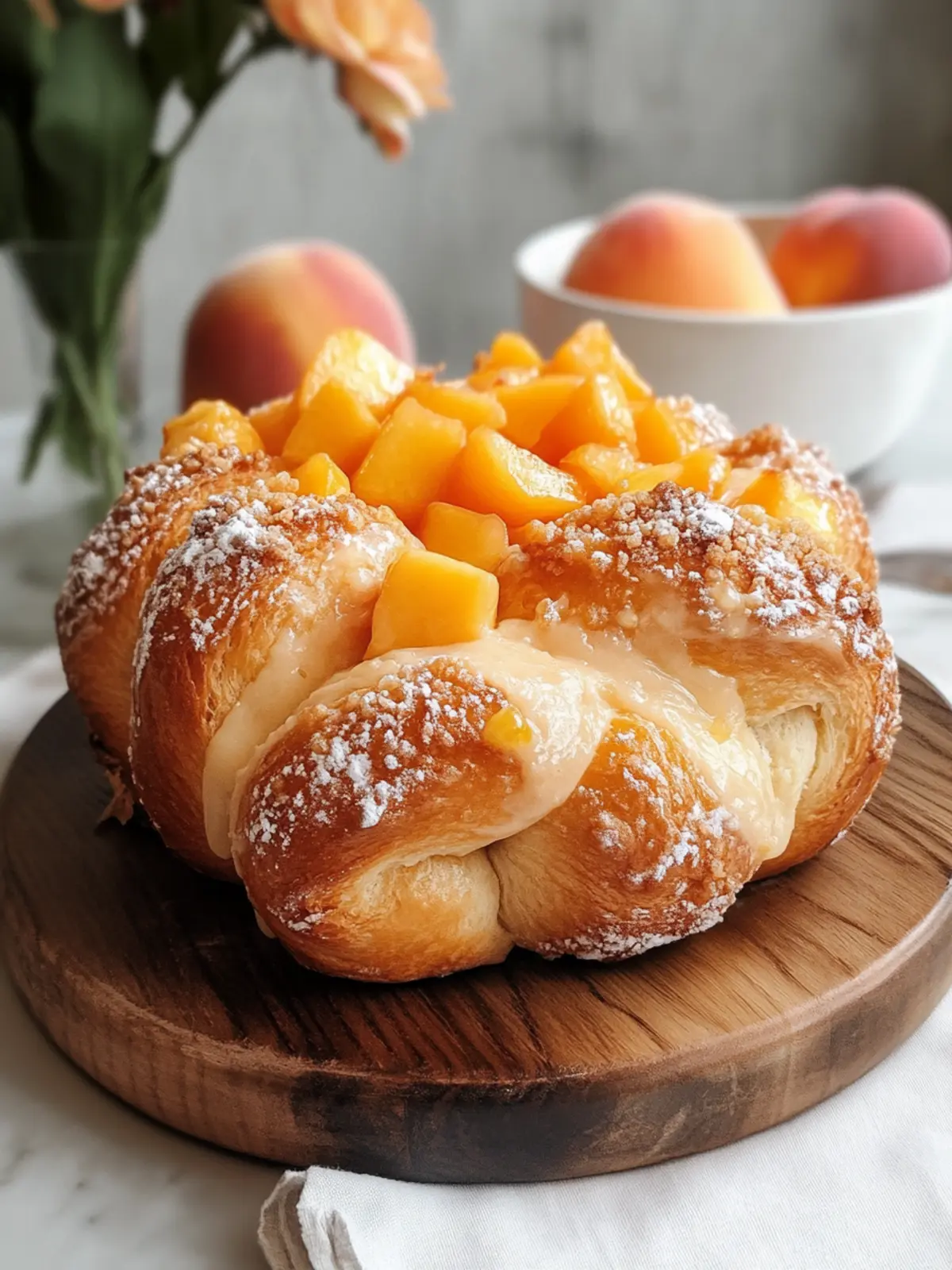 Delicious Peach Brioche: Your New Favorite Sweet Treat 3 Peach Brioche