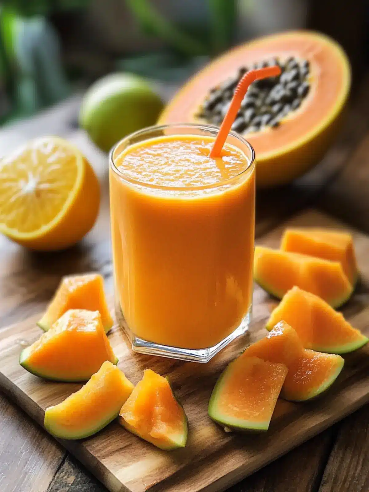 Refreshing Papaya Citrus Smoothie for a Tropical Twist 4 Papaya Citrus Smoothie