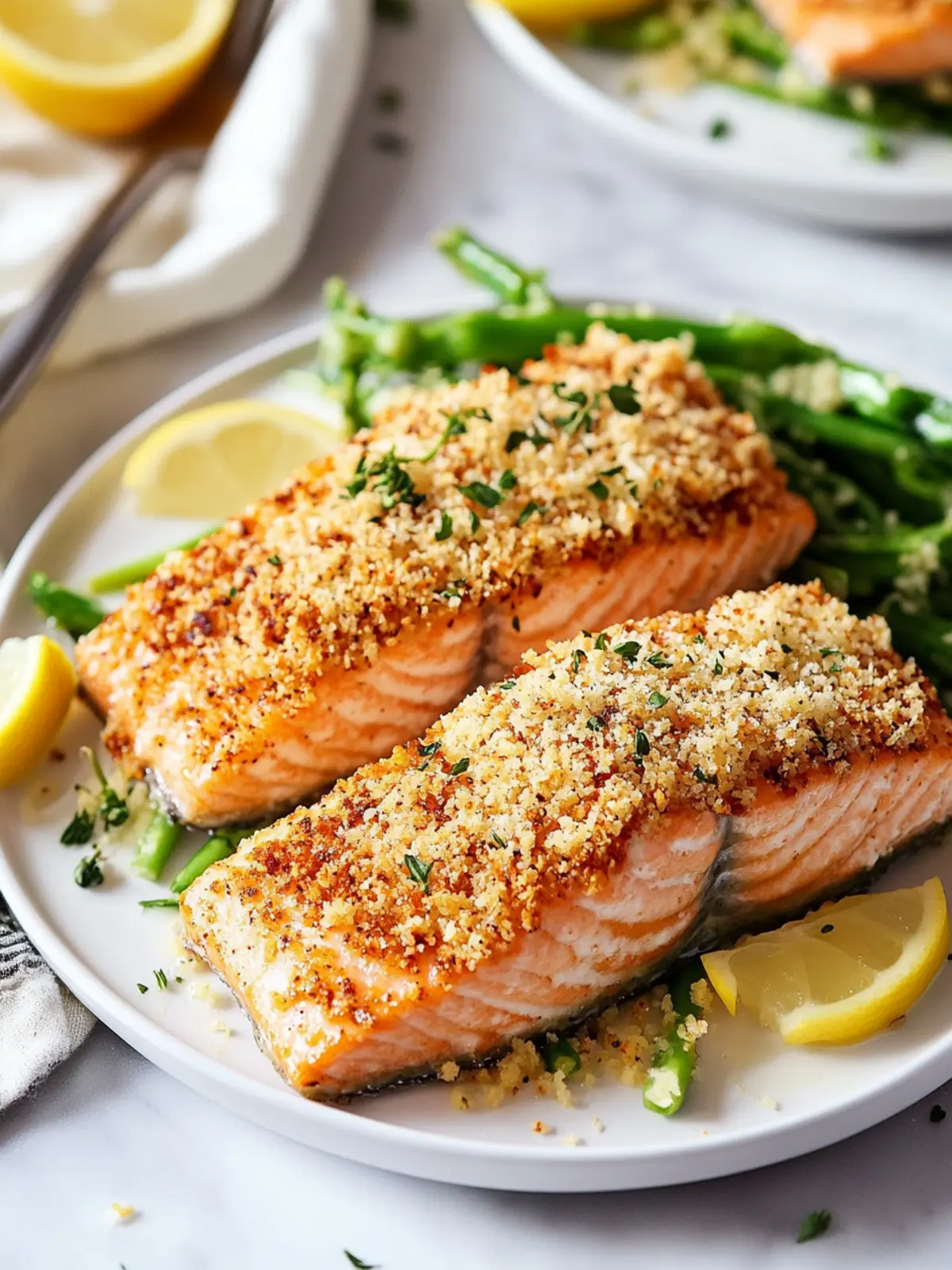 Parmesan Crusted Salmon: Quick, Healthy & Irresistibly Tasty 2 Parmesan Crusted Salmon