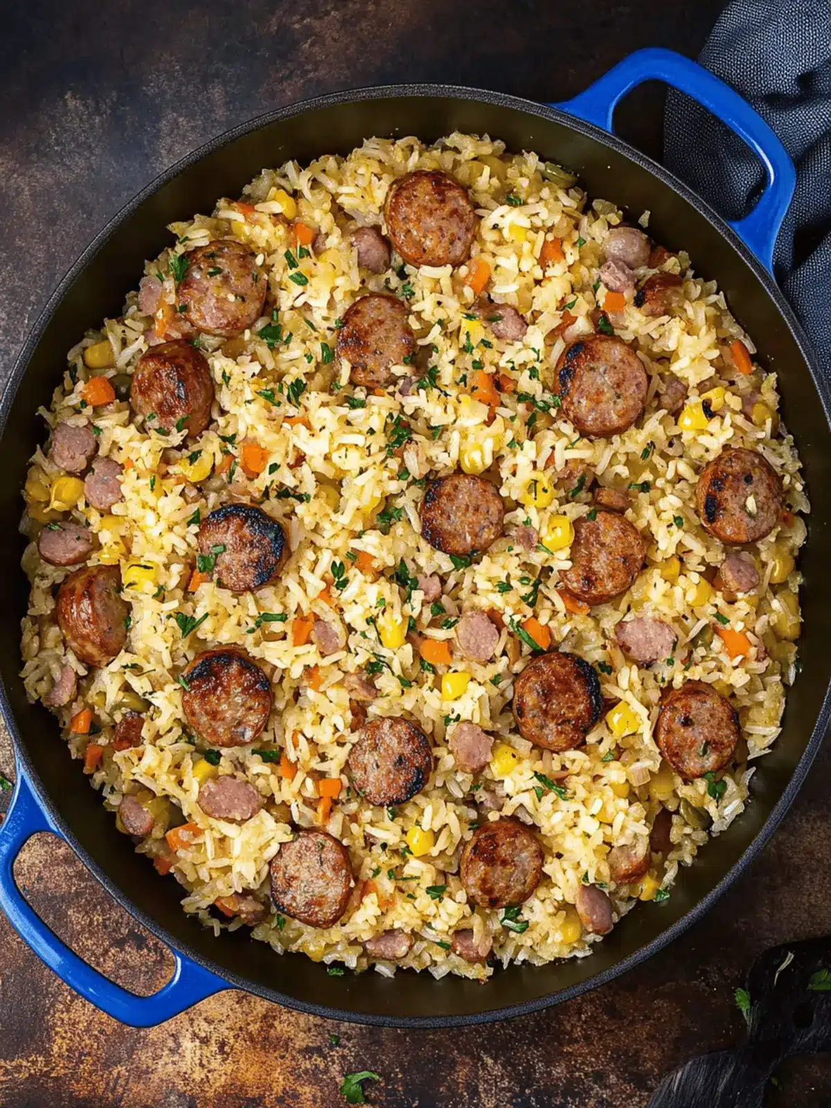 Irresistible Cheesy Sausage and Rice Ready in 50 Minutes 4 Cheesy Sausage and Rice