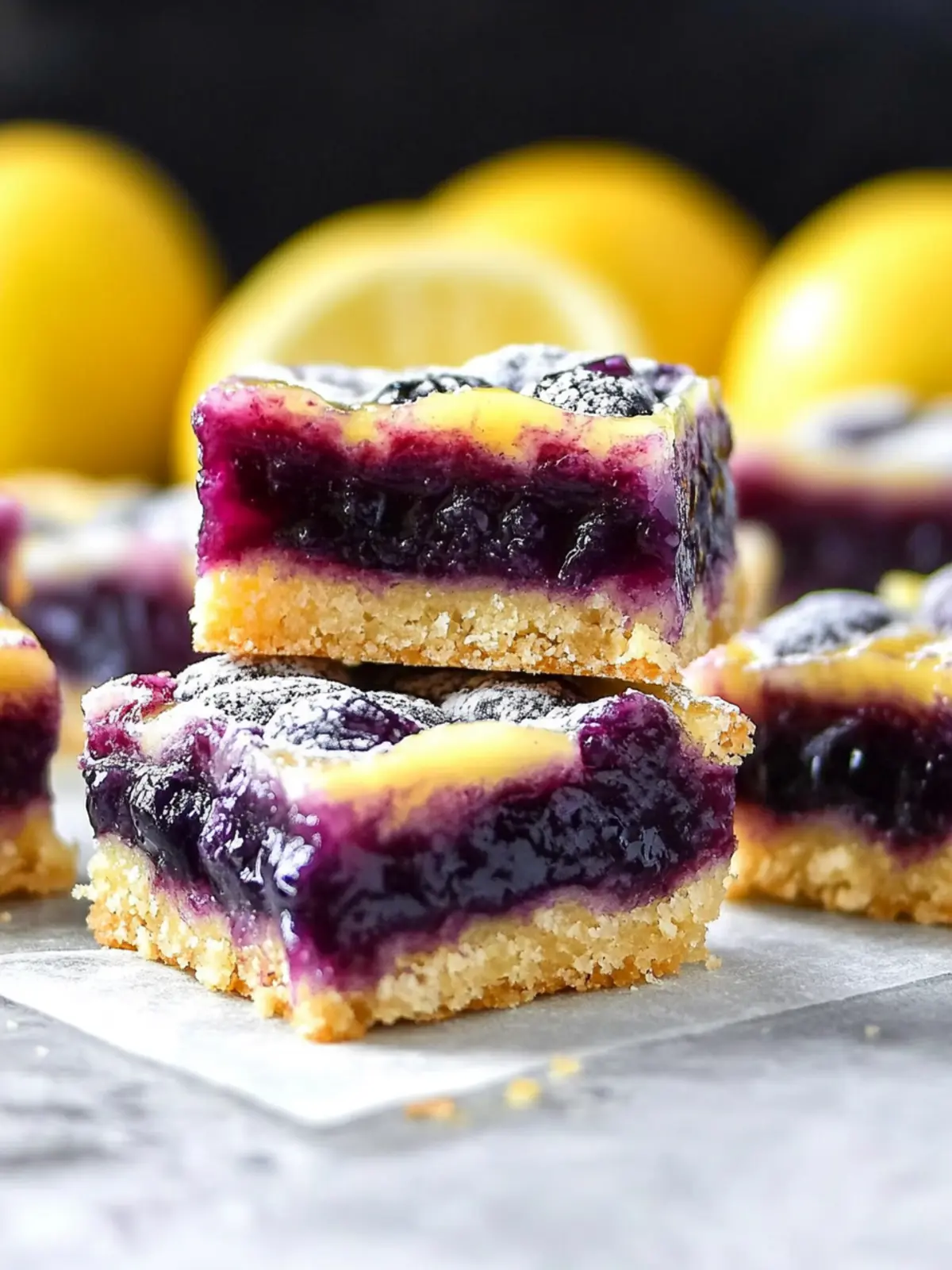 Delicious Blueberry Lemon Curd Bars with Shortbread Crust 2 Blueberry Lemon Curd Bars