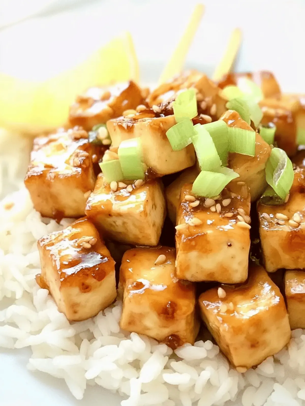 Irresistibly Sticky Lemon Tofu That's Bursting with Flavor 2 Sticky Lemon Tofu