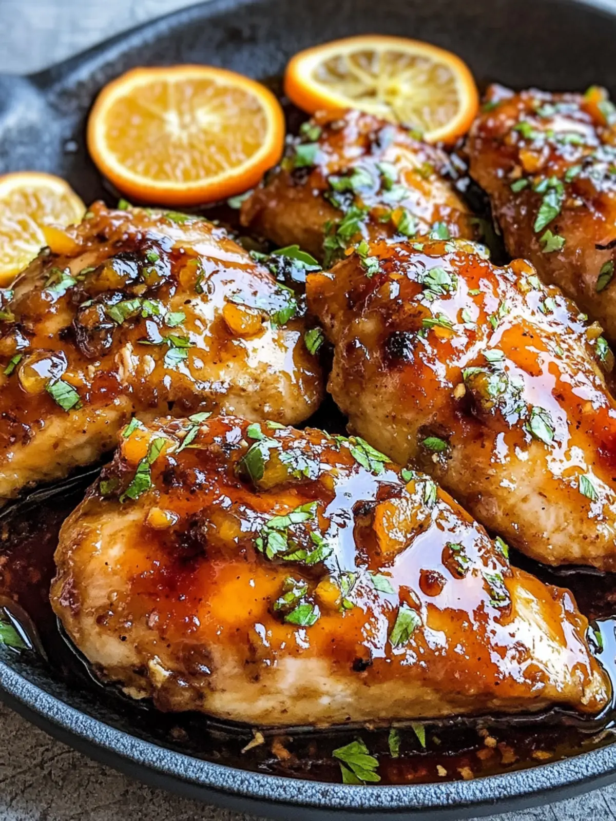 Sweet and Savory Orange Balsamic Glazed Chicken Delight 4 Orange Balsamic Glazed Chicken