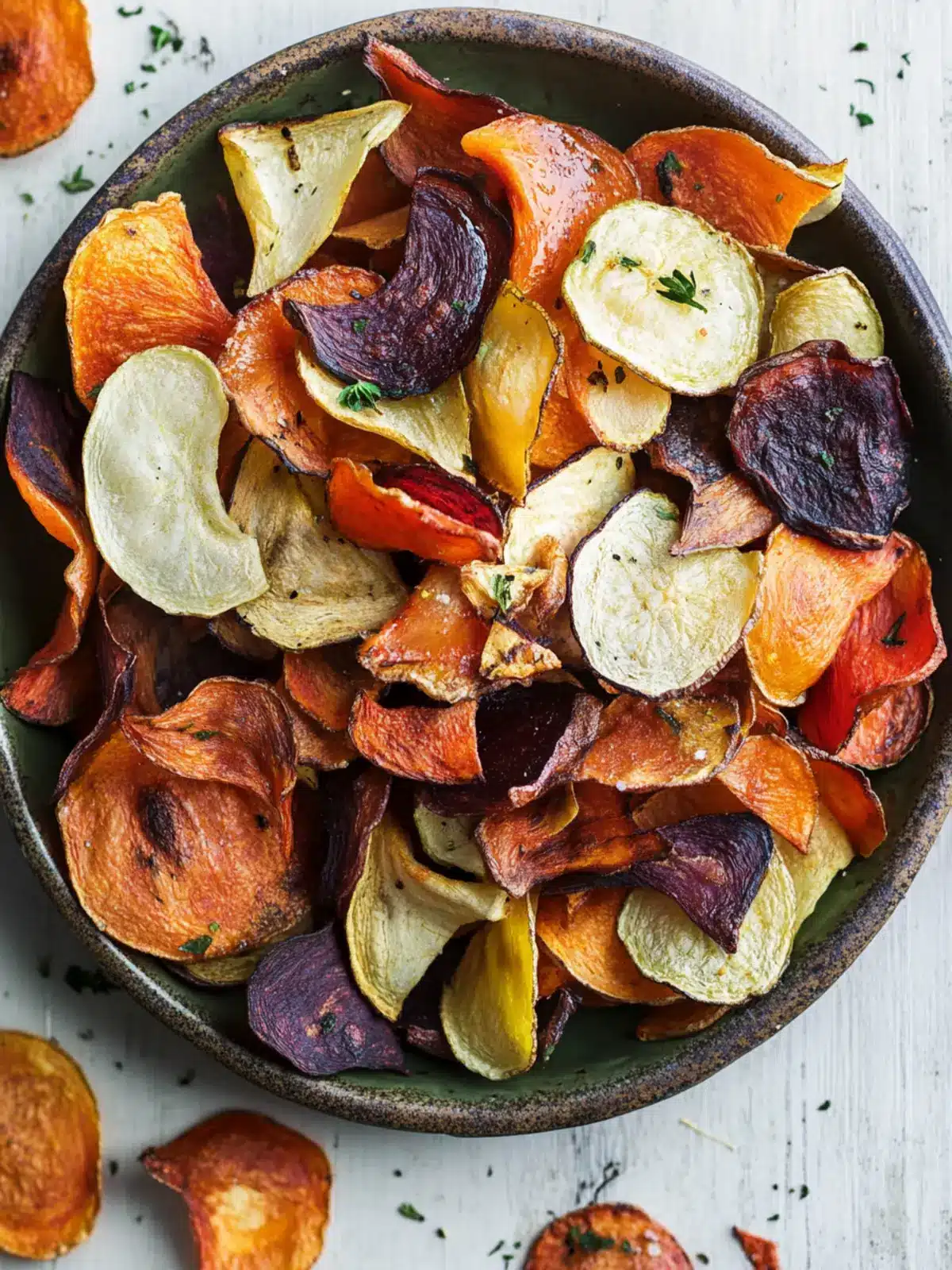 Crispy Easy Baked Vegetable Chips Oil-Free You ll Love 4 Easy Baked Vegetable Chips (Oil-Free)