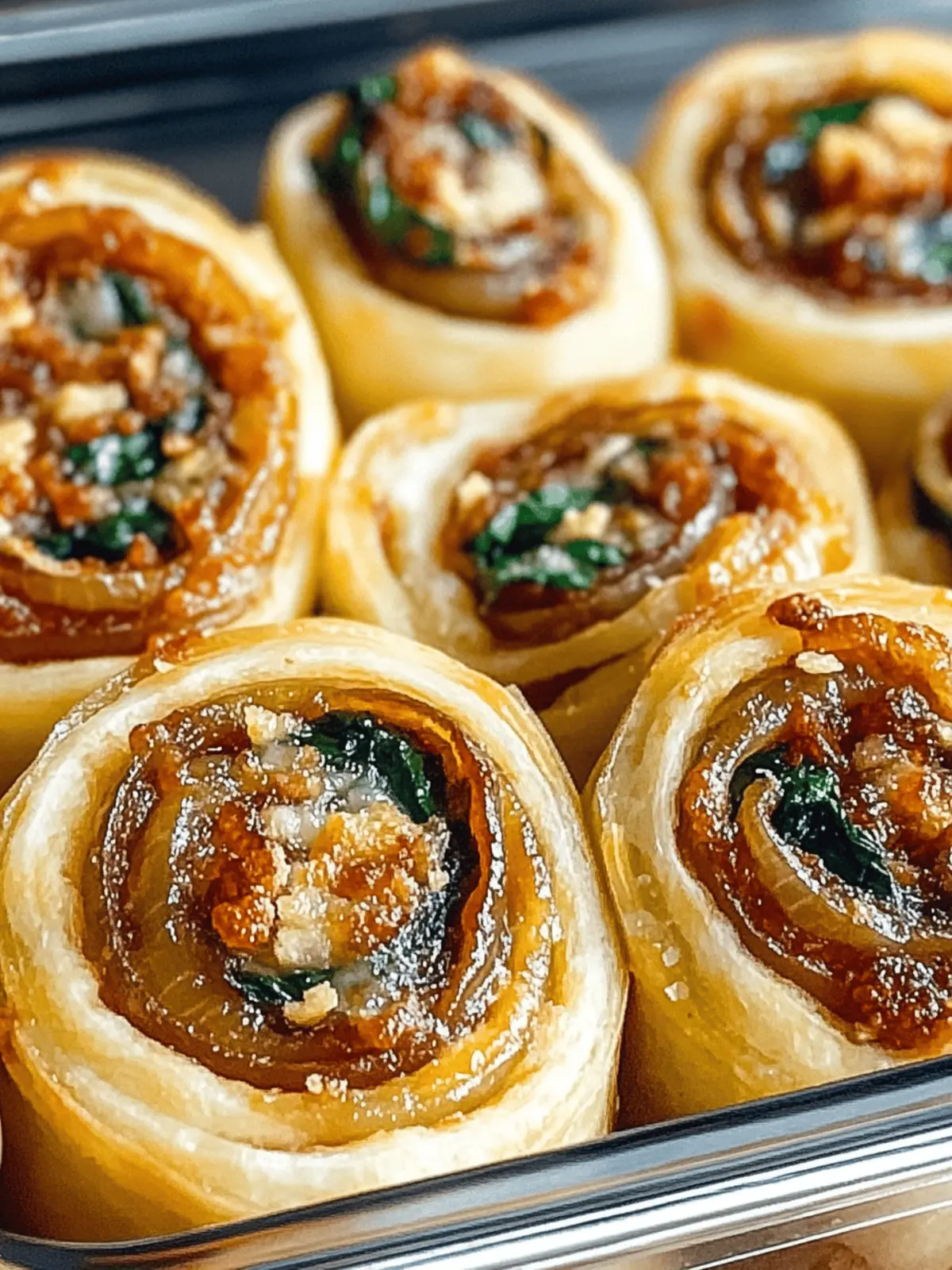 Vegan Caramelized Onion & Spinach Pizza Rolls to Savor 4 Vegan Caramelized Onion & Spinach Pizza Rolls