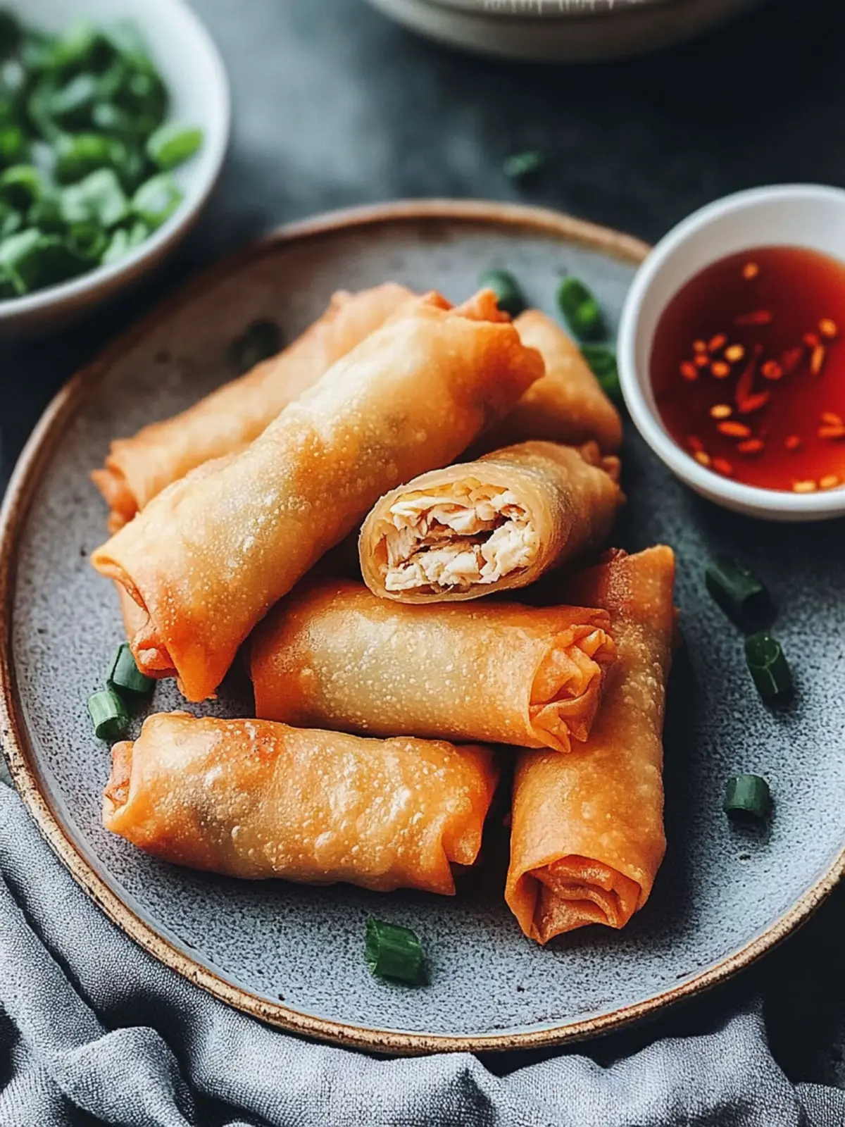 Crispy Cantonese Chicken Egg Rolls for a Flavorful Feast 4 Cantonese Chicken Egg Roll