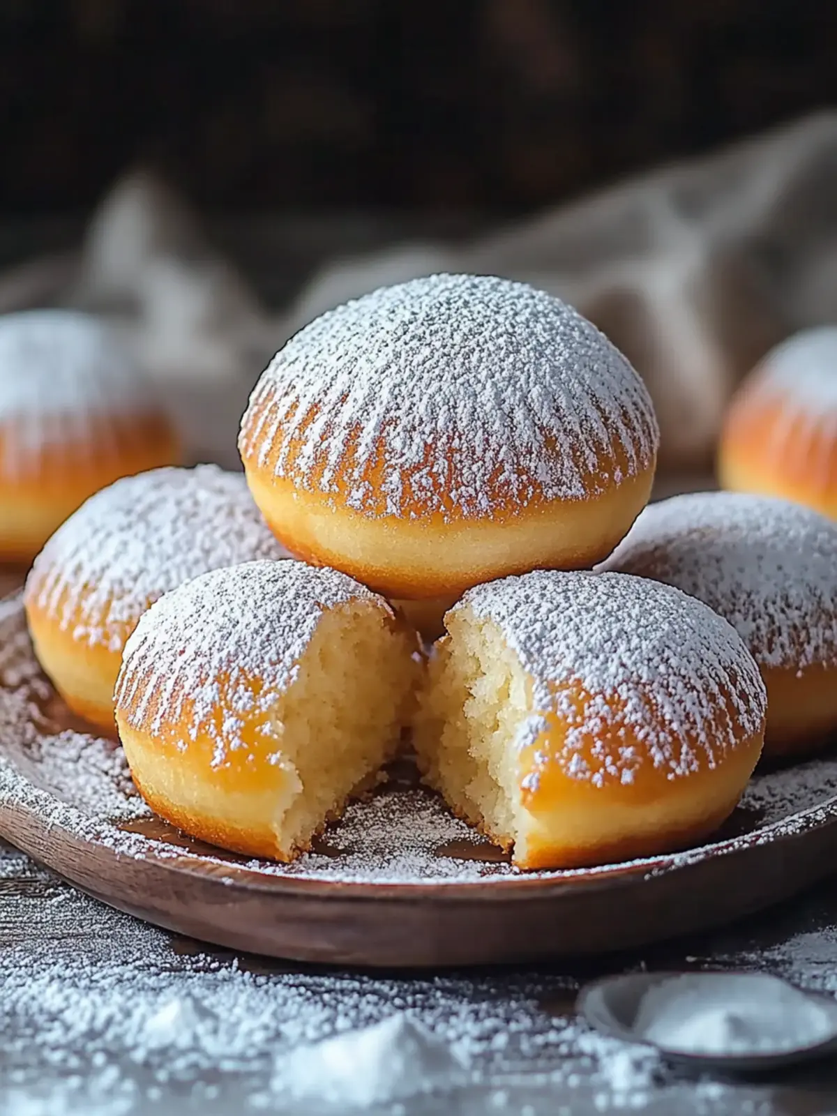 Delicious Bomboloni alla Crema to Brighten Your Day! 3 Bomboloni alla Crema